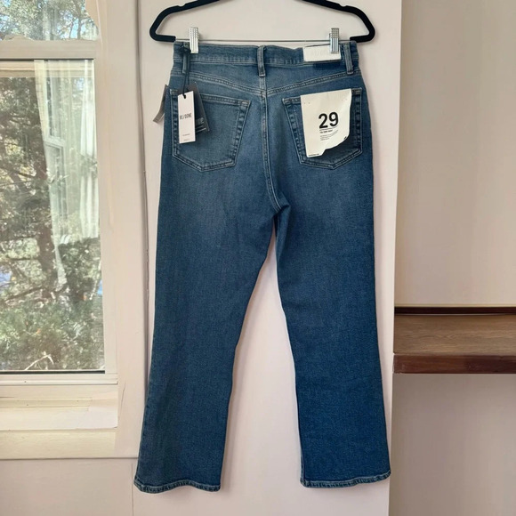 NWT REDONE 70s Crop Boot Jeans Denim 29 - Picture 10 of 16